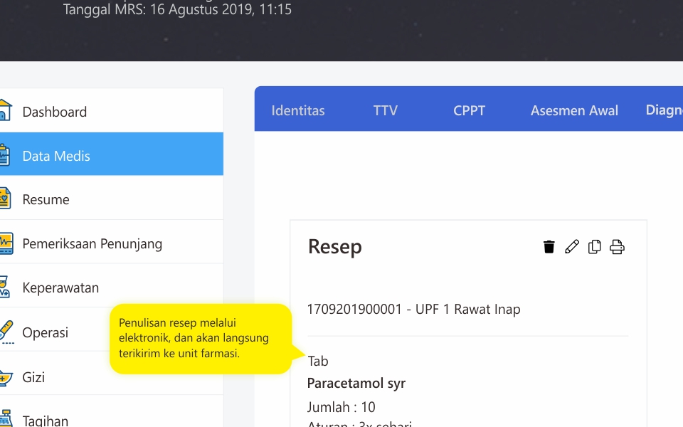 Kirimkan Resep Pasien Secara Elektronik